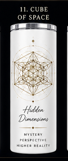 Cube of Space |  Sacred Geometry 20oz Tumbler