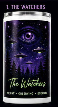 The Watchers 20oz Skinny Tumbler – Beyond the Veil Series