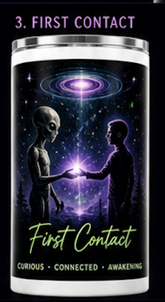 First Contact 20oz Skinny Tumbler – Beyond the Veil Series